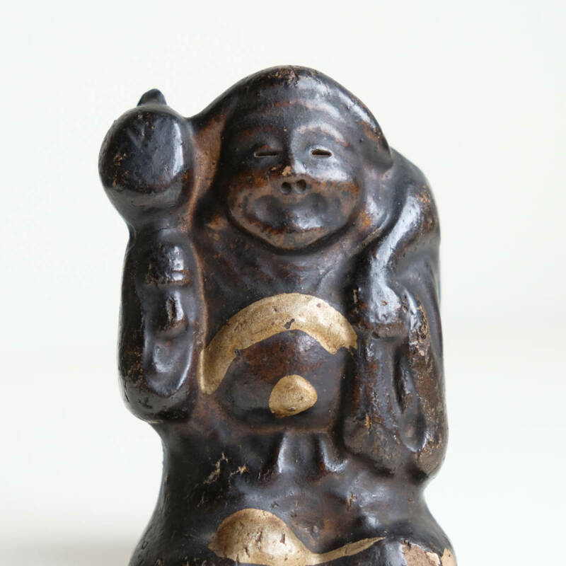 七福神 大黒様 大黒天様 陶器人形 置物 縁起物 飾り オブジェ 仏像 土人形