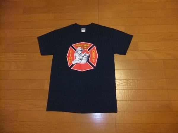 GILDAN　Tシャツ　ネイビーM　古着