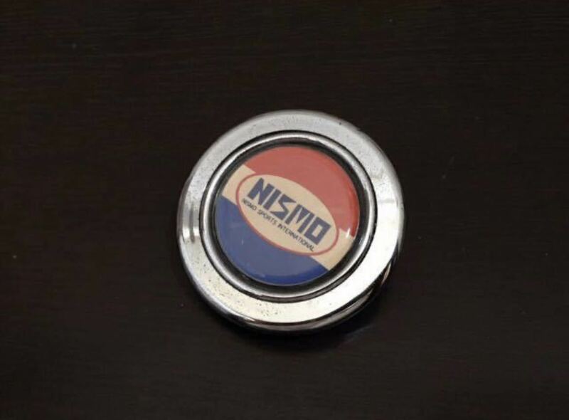 NISMO ニスモ　旧ロゴ　ホーンボタン