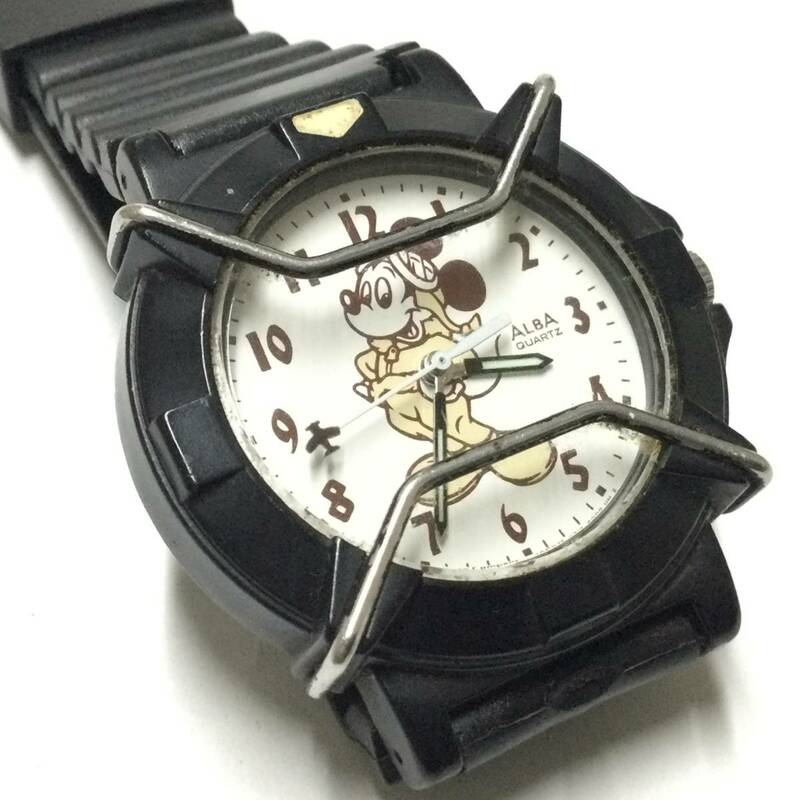 【激レア！電池交換済】セイコー アルバ SEIKO ALBA ディズニー ミッキーマウス 腕時計