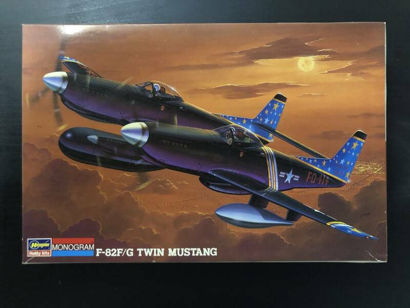 【未組立】ツインマスタング　F-82F/G TWIN MUSTANG　MONOGRAM(ハセガワ)　1/72スケールキット