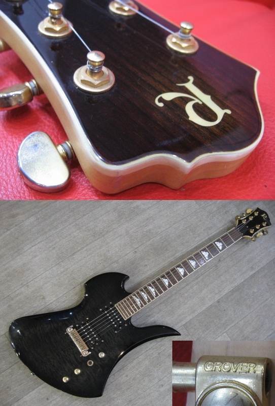 ◆管理BC-M3 ◆即決 ★B.C.Rich★Mockinbird ブラック モッキンバード B.C.リッチ　変形エレキギター　used GROVERペグ