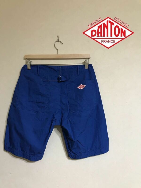 DANTON ダントン ハーフパンツ ボトムス ブルー 日本製 サイズ38 青