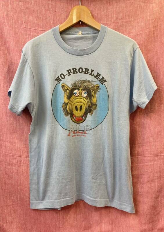 ヴィンテージ 80s アルフ ALF 海外ドラマ アイボール リメイク Tシャツ ホラー 映画 