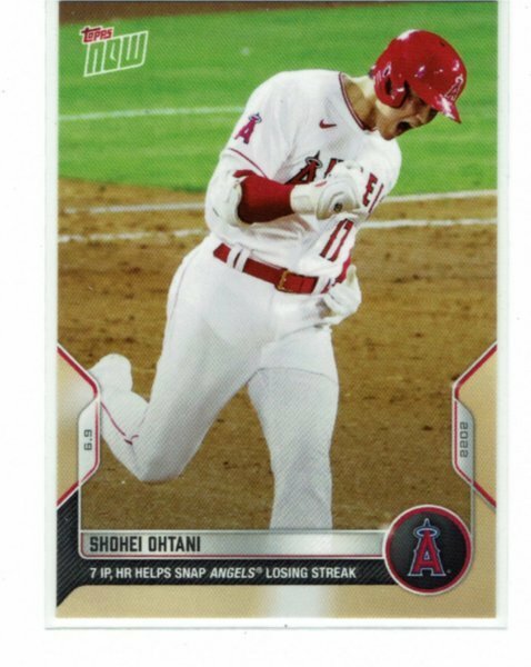 【大谷翔平】2022 MLB Topps Now 7 IP, HR Helps Snap Angels Losing Streak #326