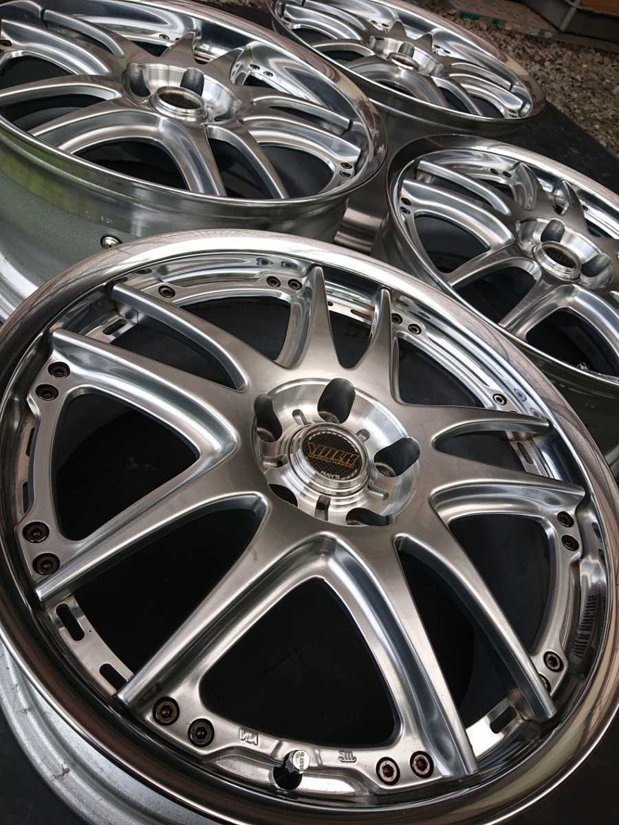 RAYS VOLK RACING GT-V 18×8J+46 18×9J+46 5H-114.3 レイズ ボルクレーシング アルミホイール マークⅡ チェイサー クレスタ クラウン 