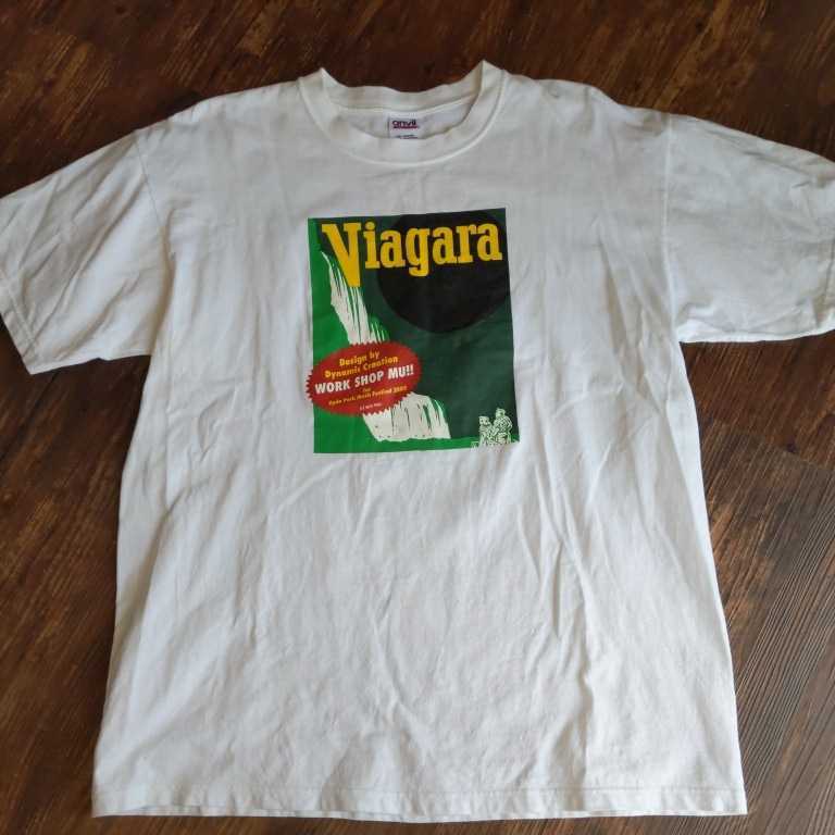 VINTAGE★ハイドパークコンサート2005★Tシャツ★ 佐野元春　細野晴臣　鈴木茂　ナイアガラ WORK SHOP MU　希少　古着