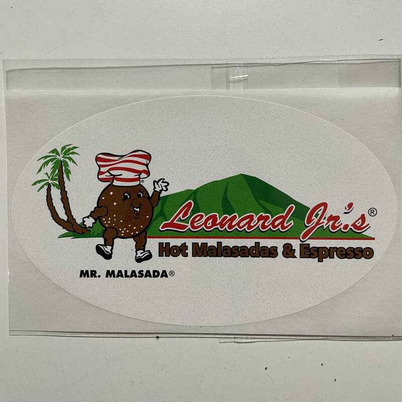 LEONARD'S BAKERY レナーズ ベーカリー ステッカー マラサダ ハワイ かパフル ワイケレ HILIFE UDOWN IN4MATION 808ALLDAY USDM HDM ①