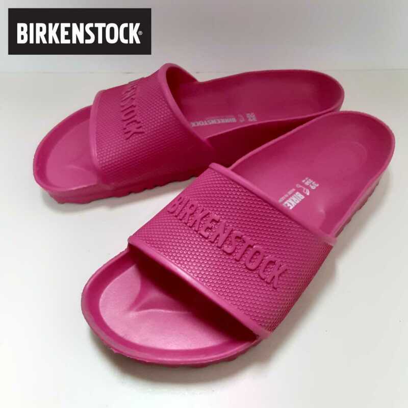 最値!良品!履き心地抜群!ビルケンシュトック【BIRKENSTOCK】パルパドス シャワー 軽量 サンダル シューズ!完売!オールピンク 希少 25cm