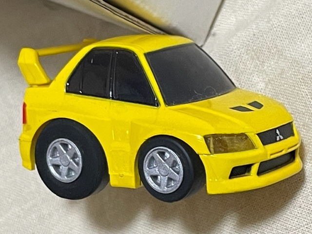 チョロＱ 三菱LANCERランサーEVOⅦエボ7　タカラTAKARA　中古品　20年前ディーラーで頂いたオリジナルミニカー