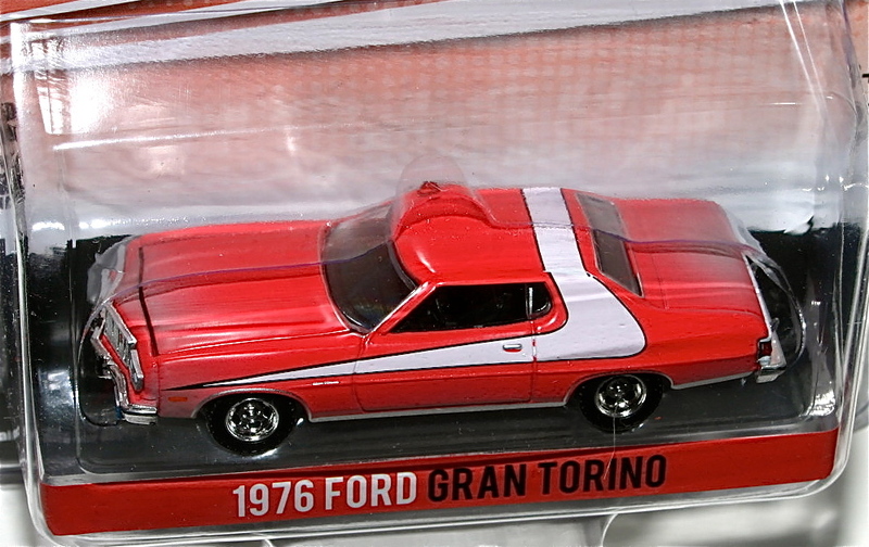 Greenlight 刑事スタスキー&ハッチ 1/64 1976 フォード グラン トリノ 汚し塗装 Starsky & Hutch Ford Gran Torino赤い稲妻 グリーンライト