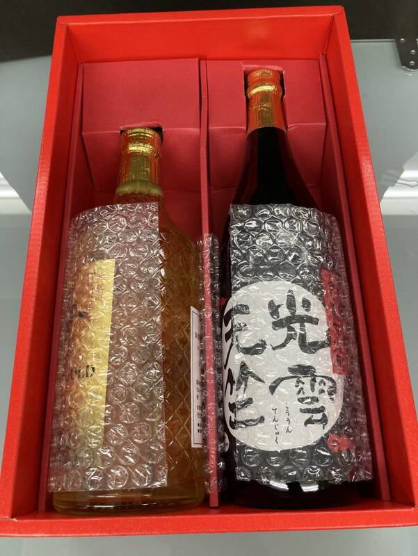 長期貯蔵酒舞ここちゴールド 光雲天竺 麦焼酎 芋焼酎 ２本セット 720ml