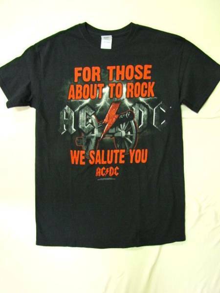 N754＊2011年AC/DC　ロックT　For Those About To Rock　Mサイズ