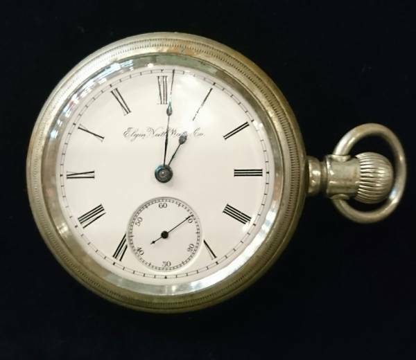 1890年代 エルジン Elgin national watch co アンティーク 懐中時計 ヴィンテージ 鉄道 antique 機械式 手巻き 不動品 ジャンク