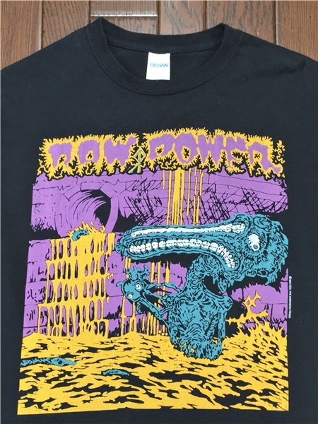 ＲＡＷ ＰＯＷＥＲ ロウパワー Tシャツ Ｍ 黒 ブラック イタリア ハードコア パンク ＰＵＮＫ ローパワー