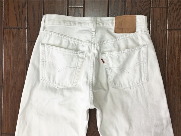 ＵＳＡ製 リーバイス Ｌｅｖｉ’ｓ ５０１ ブリーチ ホワイト ジーンズ ｗ３２ ボタンフライ 白 デニム パンツ アメリカ製