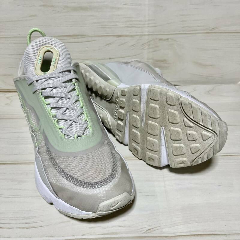 NIKE AIR MAX 2090 ナイキ エアマックス 2090 CT1091 001 灰×淡緑×白 US9 / 27cm 美品