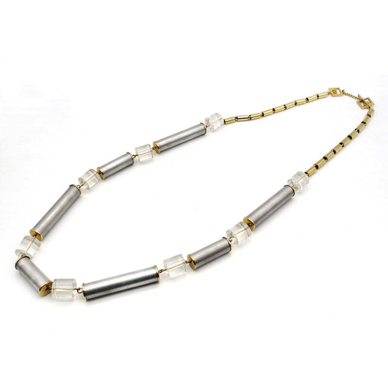 ★「Pierre Cardin」 vintage modern necklace