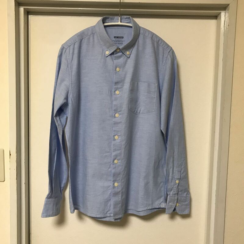 ◆【定番】nano・universe ナノユニバース / アンチソーキッドシャツ/ BLUE S size