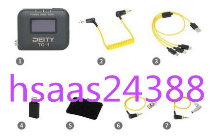 DEITY TC-1 ワイヤレスタイムコードボックス 2.4G RF コンパクト OLED USB-C カメラ、カムコーダー、テープレコーダー
