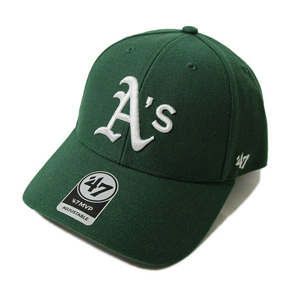 ’47 (フォーティセブン) FORTYSEVEN アスレチックス (オークランド) キャップ Athletics ’47 MVP Dark Green メジャーリーグ MLB