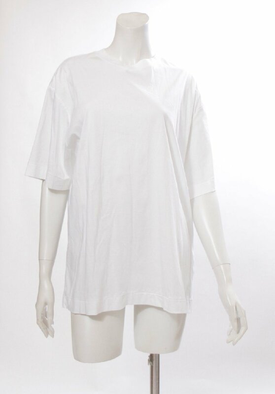 STUNNING LURE◆スタニングルアー　美品スムースオーバーTシャツ　ホワイト　コットン１００％　サイズM