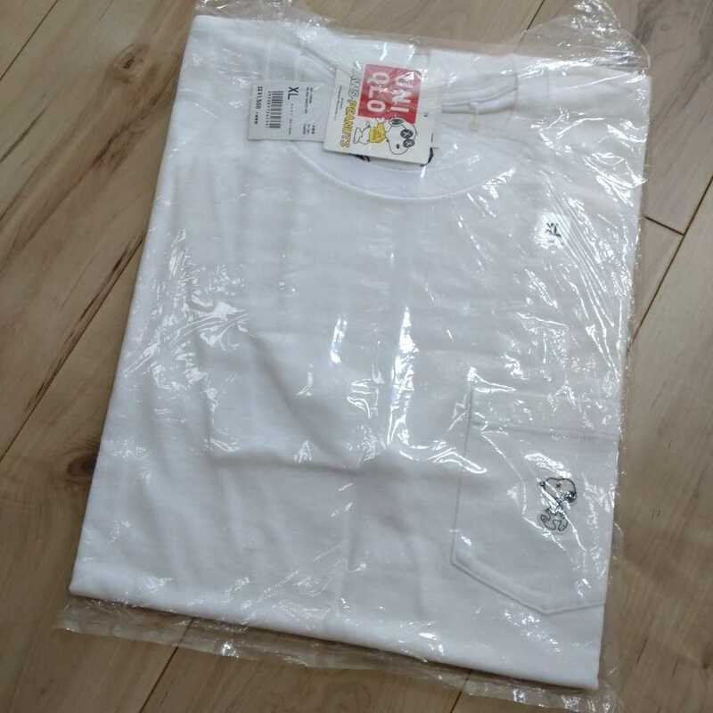 新品未使用 XL UT UNIQLO KAWS グラフィック Tシャツ ユニクロ カウズ T-SHIRT ホワイト　WHITE　限定　スヌーピー　SNOOPY