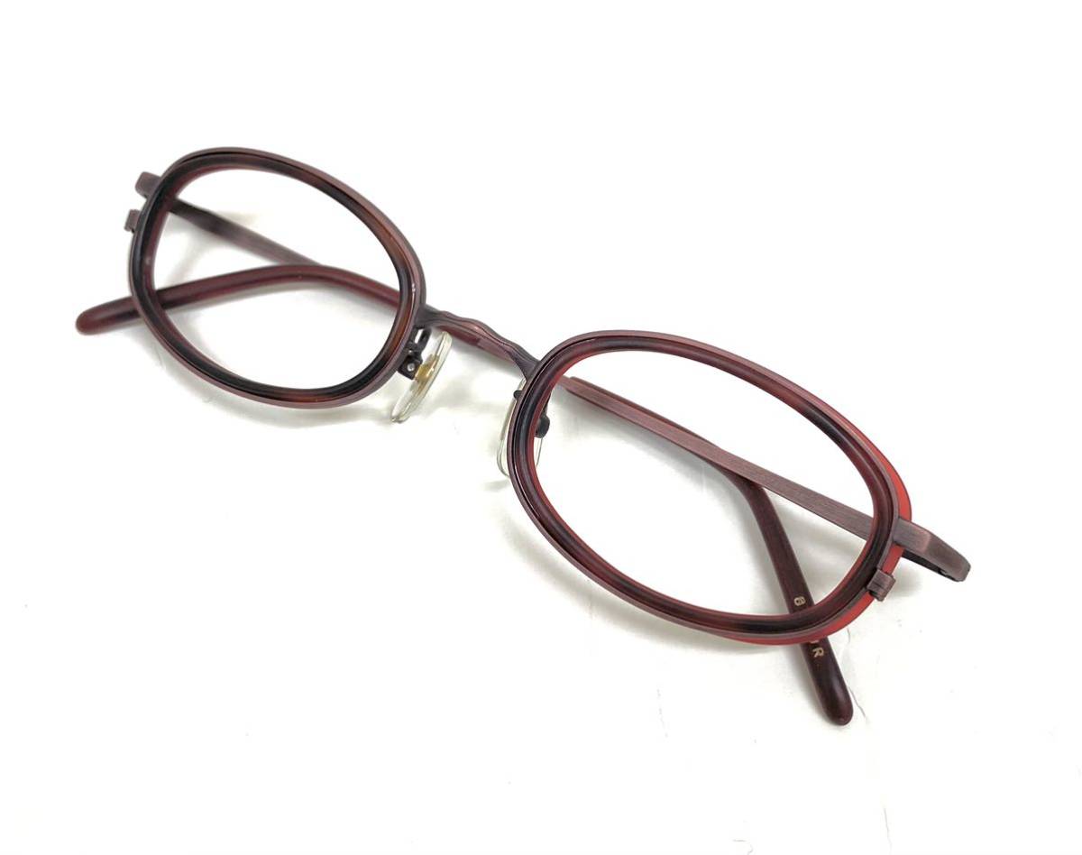● 国産ヴィンテージ眼鏡 蔵出しの逸品 チタン&セルワッパ仕様 ヤフオク限定 ●