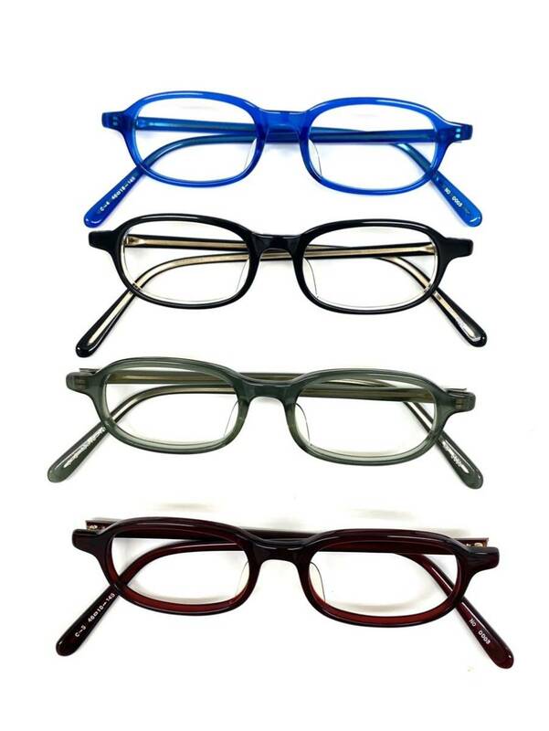 ●鯖江製眼鏡4本セットお値打ち品 ヤフオク限定出品 量産前の最終プロト（試作）眼鏡です●