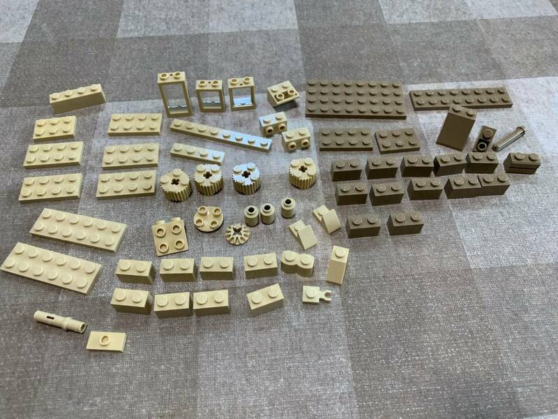即決　送料無料　LEGO レゴ ブロック　パーツ 特殊パーツ　タン　ダークタン　　大量　02
