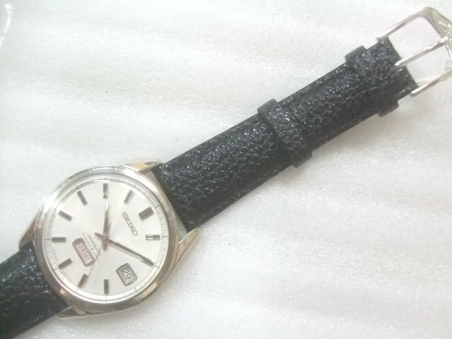 1966年モデル高級セイコーマチック35石腕時計（OH済、風防交換済）　U183