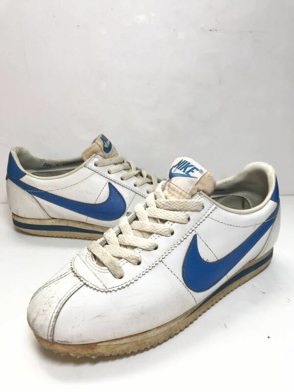 ★ NIKE ナイキ レザー コルテッツ LEATHER CORTEZ 82年製 タテナイキ 80s VINTAGE ヴィンテージ old オールド★