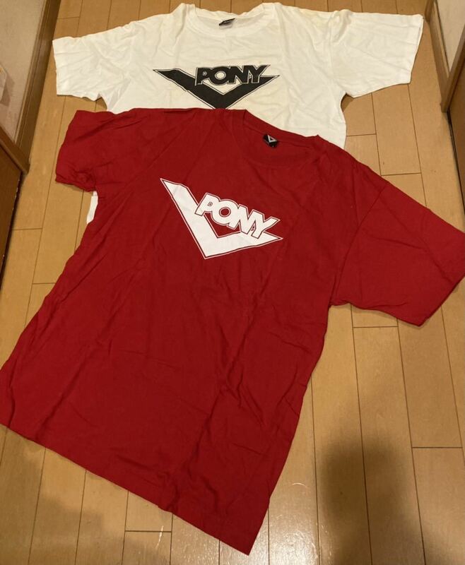 2枚セット　PONY ポニー　Tシャツ 赤&白　Lサイズ