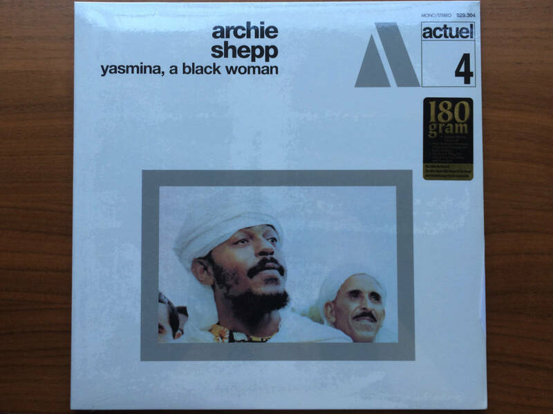 デッドストック 新品未開封 Archie Shepp YASMINA, A BLACK WOMAN LP 180g Hank Mobley, Clifford Thornton, Sunny Murray… / Free Jazz