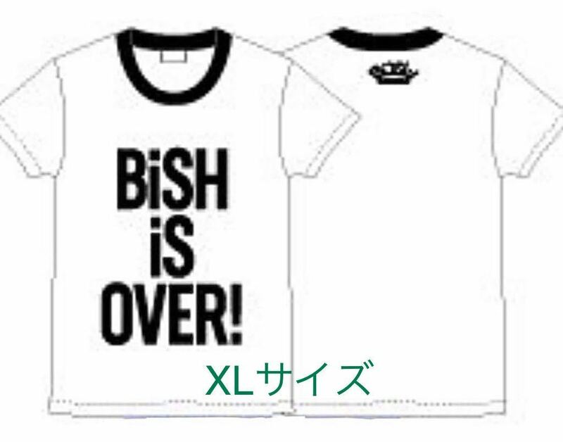 即決! BiSH COLONiZED TOUR 2022 ☆ BiSH is OVER! 白Tシャツ XLサイズ 未開封新品