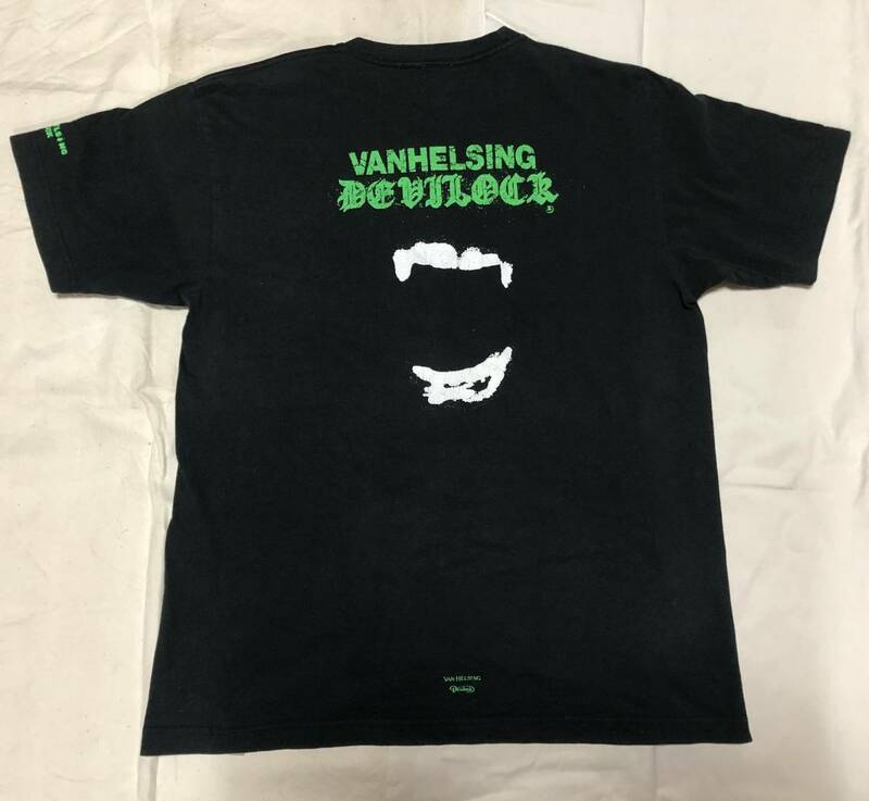 ムービーTシャツ　vanhelsing x devilock　ヴァンヘルシング　デビロック　Tシャツ　ムービーTEE　2004年　2000s　2000年代　古着