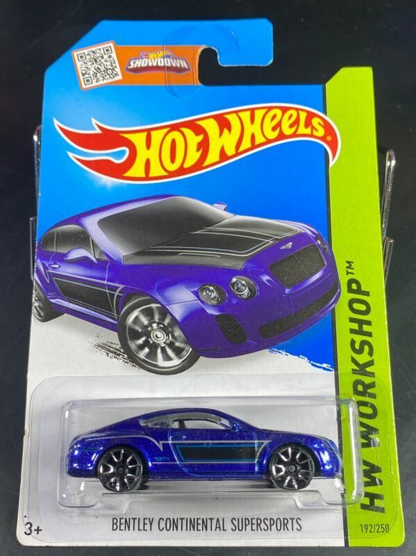 ホットウィール HOTWHEELS BENTLEY CONTINENTAL SUPERSPORTS ベントレー コンチネンタル スーパースポーツ 青