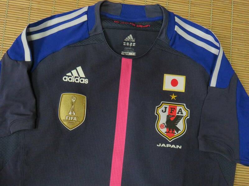 正規品 2012-13 なでしこジャパン 選手着用 オーセンティック FORMOTION 日本代表 ホーム用 半袖 ユニフォーム ワールドカップチャンピオン