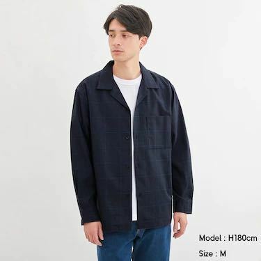処分sale!新品タグ付☆ GU ジーユー☆オープンカラーシャツジャケット