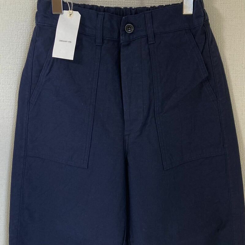 新品未使用 Ordinary Fits オーディナリーフィッツTomas Pants トマスパンツ ベイカーパンツ インディゴ 0サイズ 日本製
