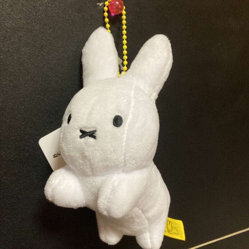 ブルーナアニマル ぬいぐるみマスコット ウサギ ホワイト 白色 ミッフィー miffy グッズ ぬいぐるみ マスコット キーホルダー ストラップ