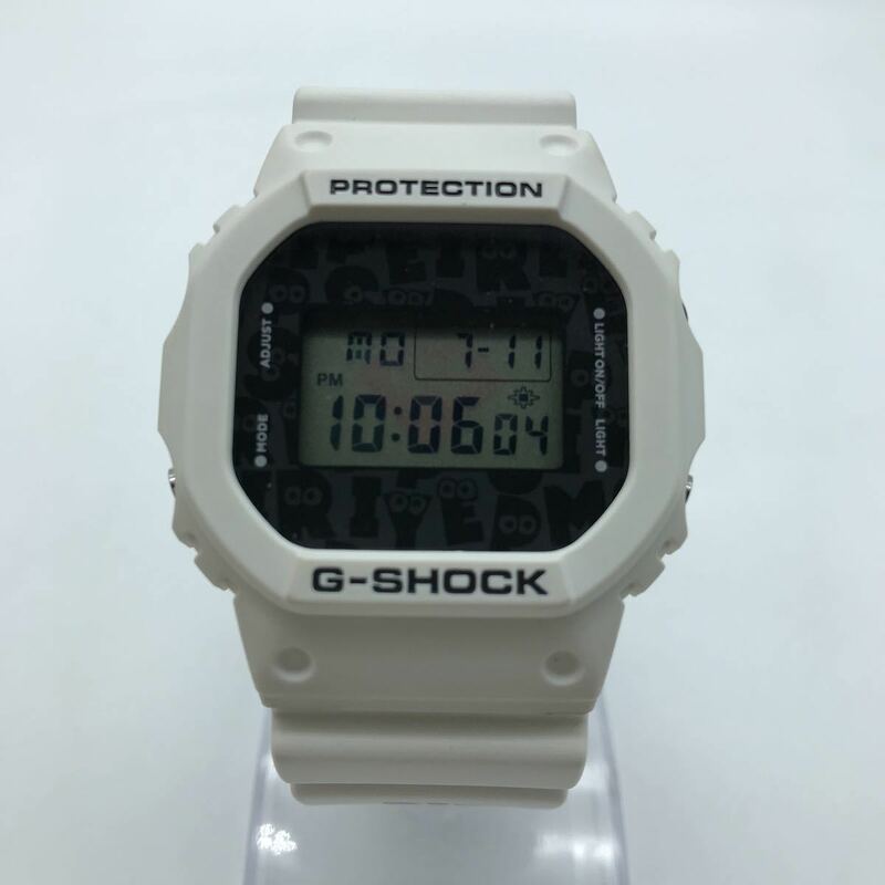 CASIO カシオ G-SHOCK RIP SLYME リップスライム DW-5600VT 腕時計 動作品 白 ホワイト