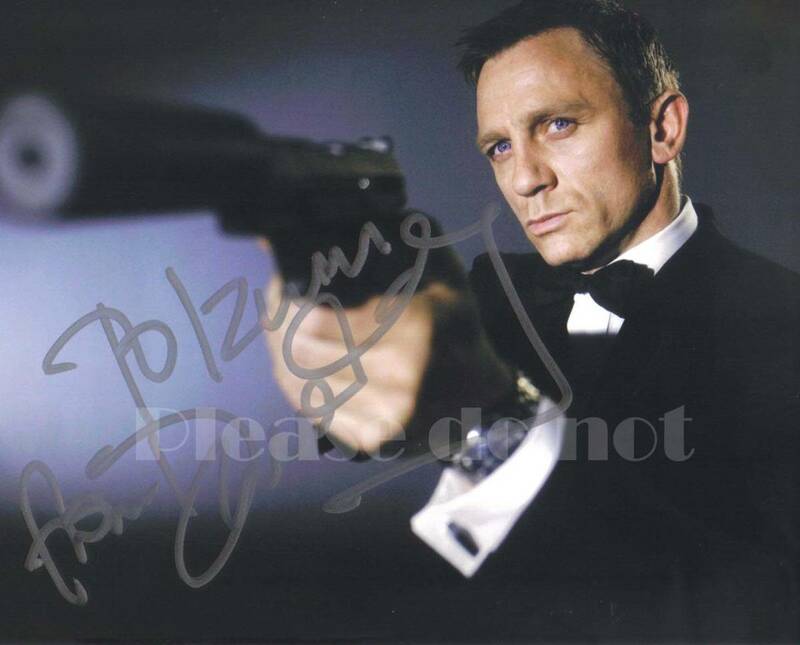 2006年 映画 007 Casino Royale Daniel Craig　カジノ・ロワイヤル ダニエル・クレイグ サイン フォト