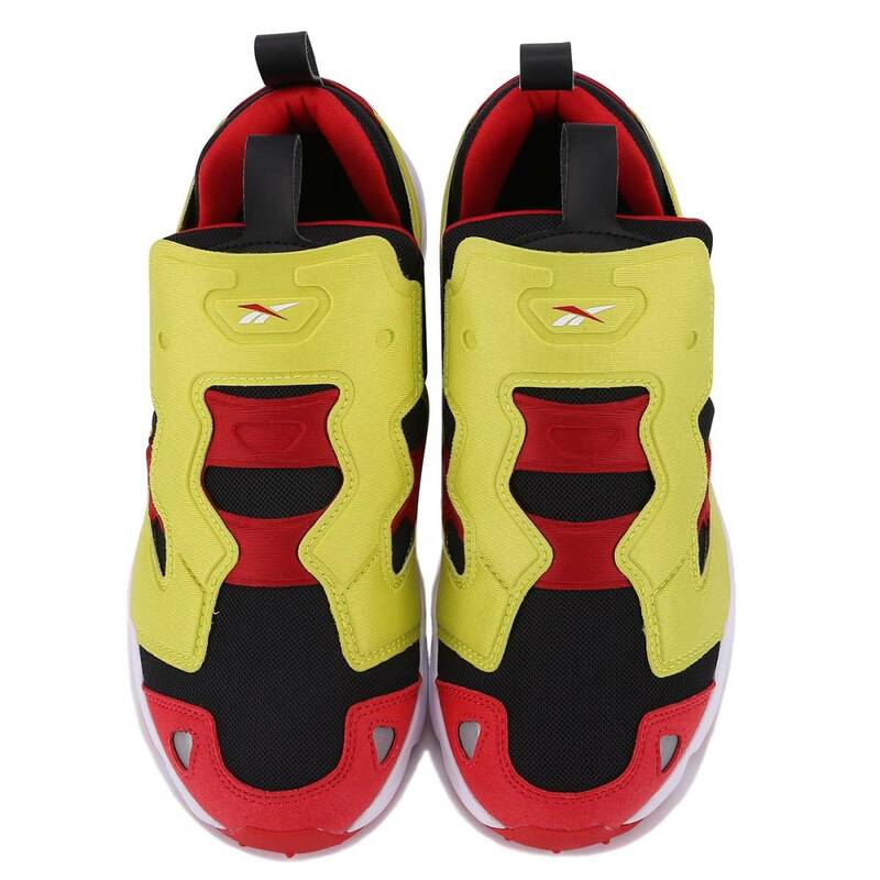 ■リーボック フューリーライト 3.0 ブラック/イエロー/レッド 新品 27.0cm US9 Reebok FURY LITE 3.0 CITRON スリッポン