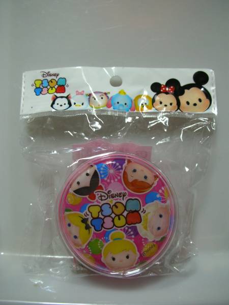 ディズニーツムツム　ファンシー丸型コインケース 　ピンク　Ｂ