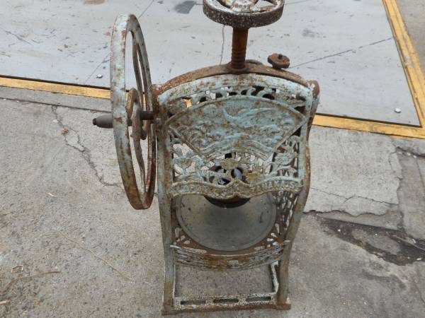 A2619　レトロ　手回しカキ氷機　現品