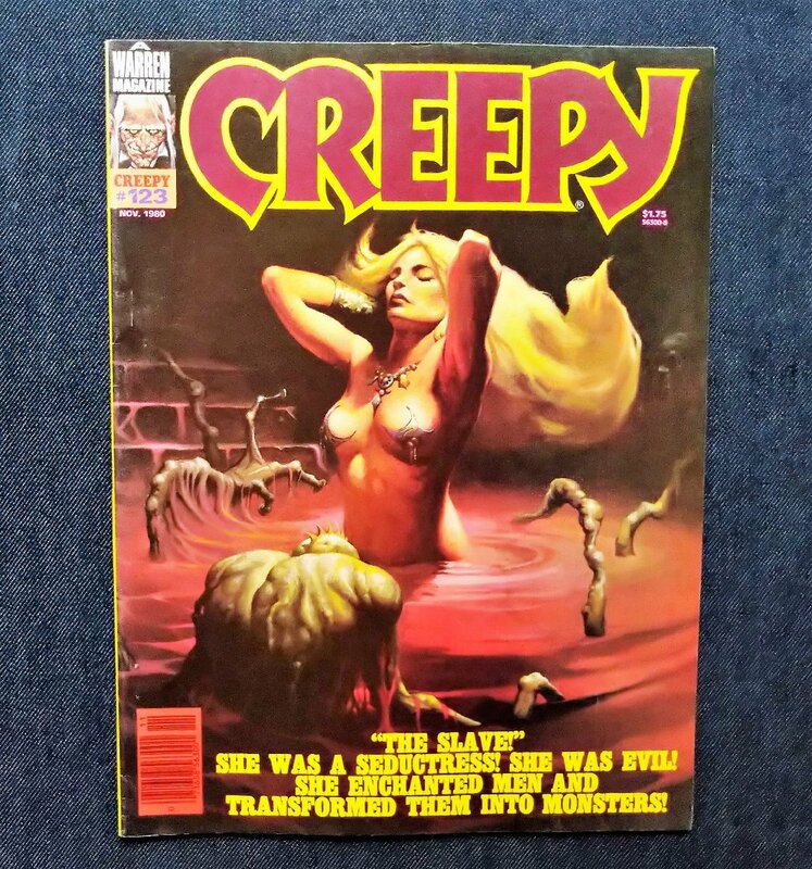 1980年 Creepy Warren Magazine ホラーコミック 洋書 ケン・ケリー Ken Kelly/Dan Adkins/Carmine Infantino/Val Mayerik/Rudy Nebres 