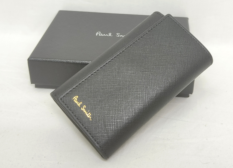 ♪売り切り 大特価 Paul Smith ポールスミス ６連キーケース レザー ブラック キーホルダー 箱付き 中古♪