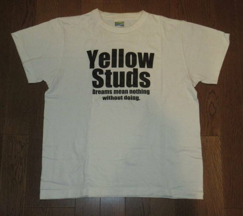 Yellow Studs ロゴ Tシャツ ホワイト S (検索用 イエロースタッズ tee