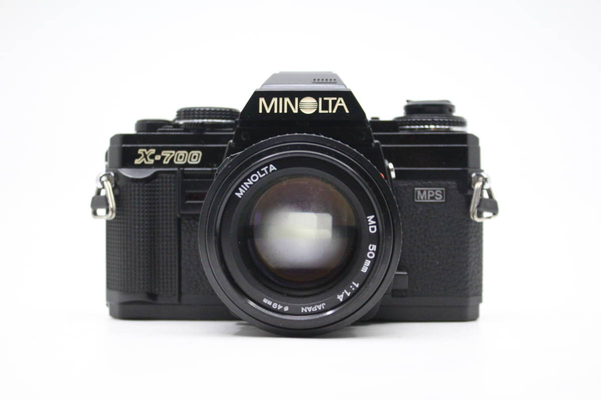 ★良品★MINOLTA ミノルタ X-700 + MD ROKKOR 50mm F1.4 レンズセット！！ 完動品 OK5204